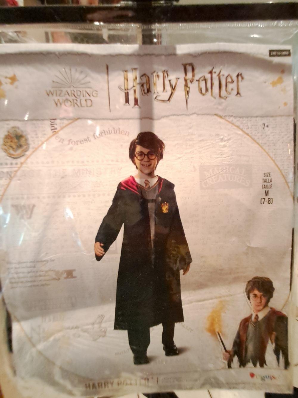 Warner Bros. Harry Potter Gryffindor Robe Costume - Black and Red And Scarf